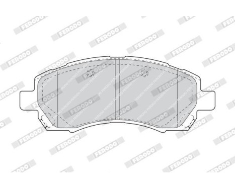 Brake Pad Set, disc brake PREMIER ECO FRICTION FDB1612 Ferodo, Image 4