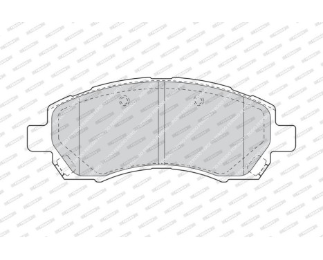 Brake Pad Set, disc brake PREMIER ECO FRICTION FDB1612 Ferodo, Image 4