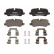 Brake Pad Set, disc brake PREMIER ECO FRICTION FDB1613 Ferodo