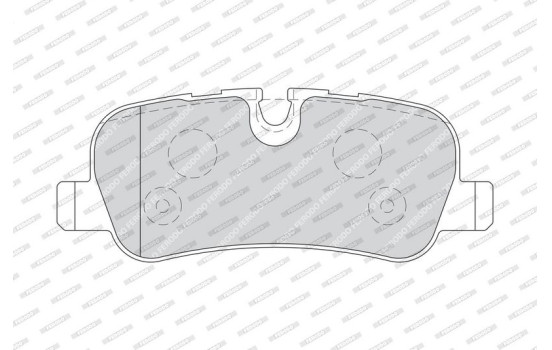 Brake Pad Set, disc brake PREMIER ECO FRICTION FDB1613 Ferodo, Image 3