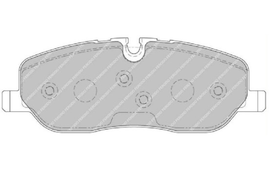 Brake Pad Set, disc brake PREMIER ECO FRICTION FDB1615 Ferodo, Image 2