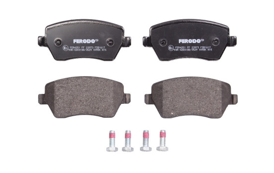 Brake Pad Set, disc brake PREMIER ECO FRICTION FDB1617 Ferodo