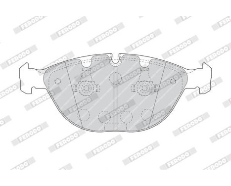 Brake Pad Set, disc brake PREMIER ECO FRICTION FDB1618 Ferodo, Image 2