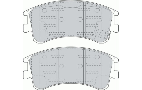Brake Pad Set, disc brake PREMIER ECO FRICTION FDB1619 Ferodo, Image 2