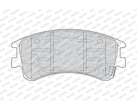 Brake Pad Set, disc brake PREMIER ECO FRICTION FDB1619 Ferodo, Image 4