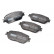 Brake Pad Set, disc brake PREMIER ECO FRICTION FDB1620 Ferodo