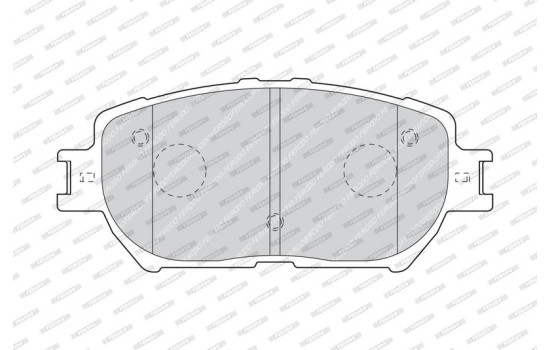Brake Pad Set, disc brake PREMIER ECO FRICTION FDB1620 Ferodo, Image 3