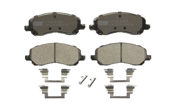 Brake Pad Set, disc brake PREMIER ECO FRICTION FDB1621 Ferodo