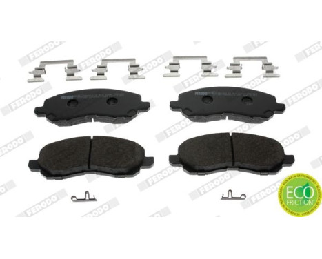 Brake Pad Set, disc brake PREMIER ECO FRICTION FDB1621 Ferodo, Image 3