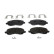 Brake Pad Set, disc brake PREMIER ECO FRICTION FDB1621 Ferodo, Thumbnail 2