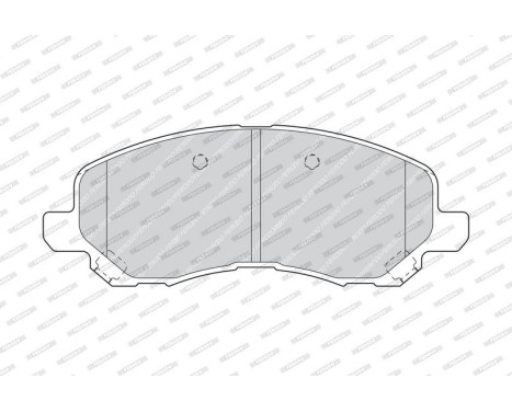 Brake Pad Set, disc brake PREMIER ECO FRICTION FDB1621 Ferodo, Image 3