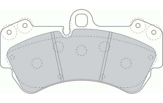 Brake Pad Set, disc brake PREMIER ECO FRICTION FDB1625 Ferodo, Image 2