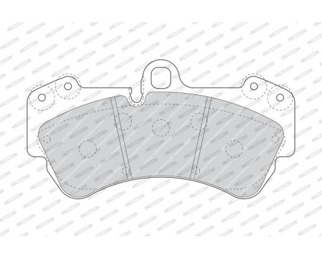 Brake Pad Set, disc brake PREMIER ECO FRICTION FDB1625 Ferodo, Image 4