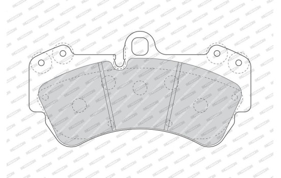 Brake Pad Set, disc brake PREMIER ECO FRICTION FDB1625 Ferodo, Image 4