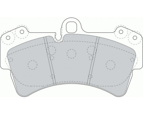 Brake Pad Set, disc brake PREMIER ECO FRICTION FDB1626 Ferodo, Image 2