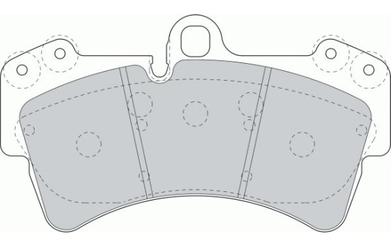 Brake Pad Set, disc brake PREMIER ECO FRICTION FDB1626 Ferodo, Image 2