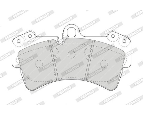 Brake Pad Set, disc brake PREMIER ECO FRICTION FDB1626 Ferodo, Image 6
