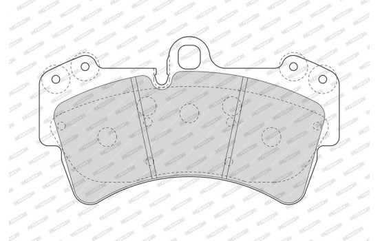 Brake Pad Set, disc brake PREMIER ECO FRICTION FDB1626 Ferodo, Image 6