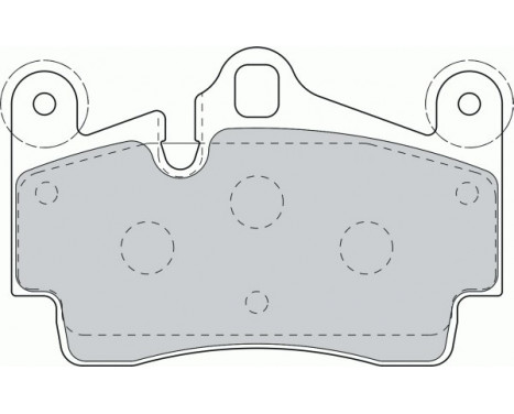 Brake Pad Set, disc brake PREMIER ECO FRICTION FDB1627 Ferodo, Image 2