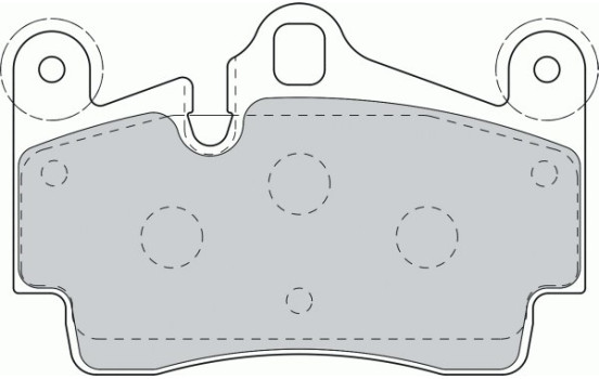 Brake Pad Set, disc brake PREMIER ECO FRICTION FDB1627 Ferodo, Image 2