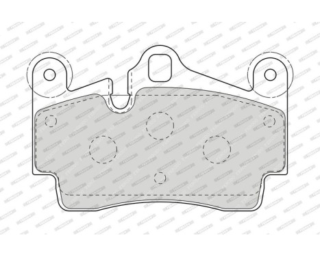 Brake Pad Set, disc brake PREMIER ECO FRICTION FDB1627 Ferodo, Image 4
