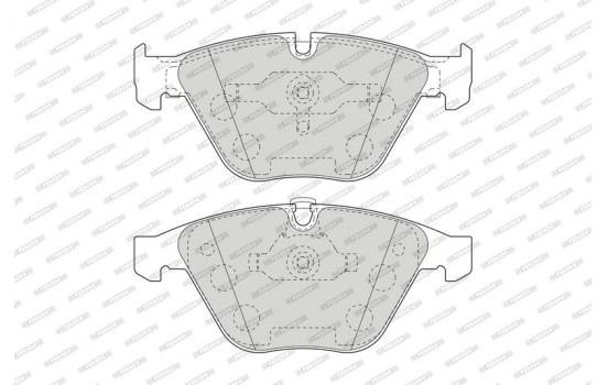 Brake Pad Set, disc brake PREMIER ECO FRICTION FDB1628 Ferodo, Image 5