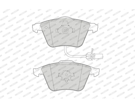 Brake Pad Set, disc brake PREMIER ECO FRICTION FDB1629 Ferodo, Image 4