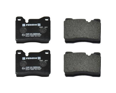 Brake Pad Set, disc brake PREMIER ECO FRICTION FDB163 Ferodo, Image 3