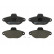 Brake Pad Set, disc brake PREMIER ECO FRICTION FDB1630 Ferodo