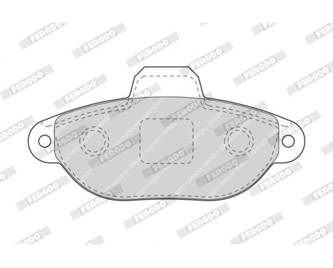 Brake Pad Set, disc brake PREMIER ECO FRICTION FDB1630 Ferodo, Image 3