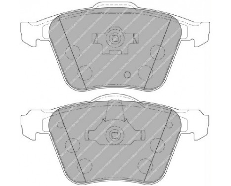 Brake Pad Set, disc brake PREMIER ECO FRICTION FDB1631 Ferodo, Image 2