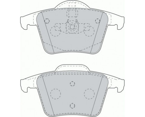 Brake Pad Set, disc brake PREMIER ECO FRICTION FDB1632 Ferodo, Image 2