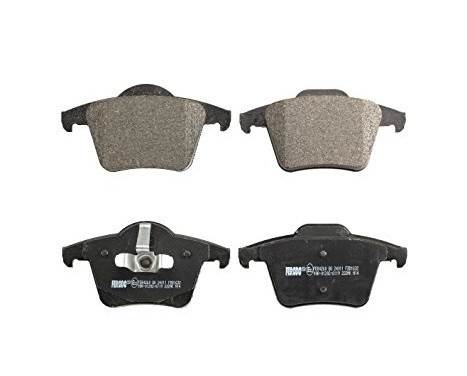 Brake Pad Set, disc brake PREMIER ECO FRICTION FDB1632 Ferodo