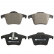 Brake Pad Set, disc brake PREMIER ECO FRICTION FDB1632 Ferodo