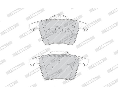 Brake Pad Set, disc brake PREMIER ECO FRICTION FDB1632 Ferodo, Image 4