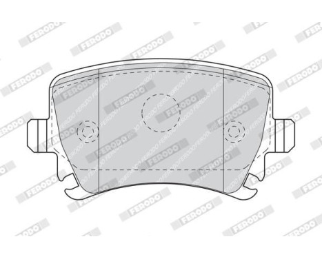 Brake Pad Set, disc brake PREMIER ECO FRICTION FDB1636 Ferodo, Image 3