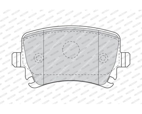 Brake Pad Set, disc brake PREMIER ECO FRICTION FDB1636 Ferodo, Image 3