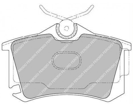 Brake Pad Set, disc brake PREMIER ECO FRICTION FDB1637 Ferodo, Image 2