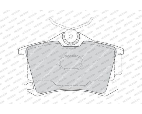 Brake Pad Set, disc brake PREMIER ECO FRICTION FDB1637 Ferodo, Image 4