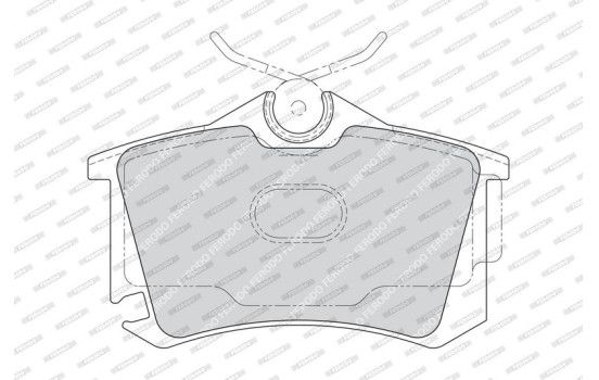 Brake Pad Set, disc brake PREMIER ECO FRICTION FDB1637 Ferodo, Image 4