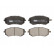 Brake Pad Set, disc brake PREMIER ECO FRICTION FDB1639 Ferodo