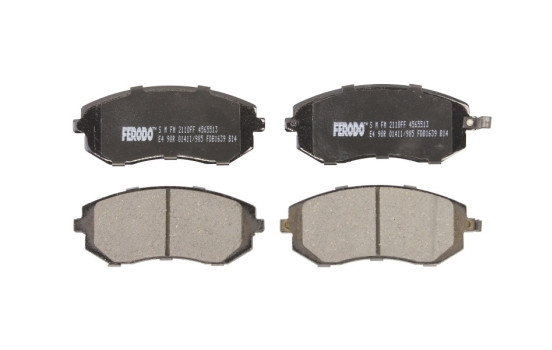 Brake Pad Set, disc brake PREMIER ECO FRICTION FDB1639 Ferodo