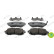 Brake Pad Set, disc brake PREMIER ECO FRICTION FDB1639 Ferodo, Thumbnail 3