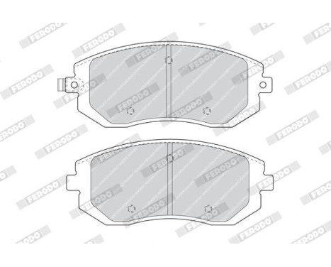 Brake Pad Set, disc brake PREMIER ECO FRICTION FDB1639 Ferodo, Image 3