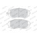 Brake Pad Set, disc brake PREMIER ECO FRICTION FDB1639 Ferodo, Thumbnail 3
