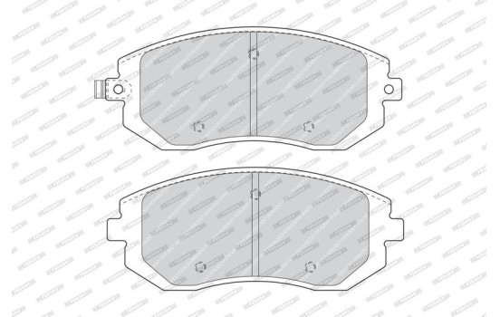 Brake Pad Set, disc brake PREMIER ECO FRICTION FDB1639 Ferodo, Image 3