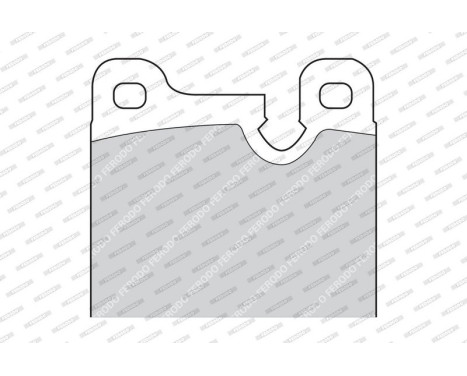 Brake Pad Set, disc brake PREMIER ECO FRICTION FDB164 Ferodo, Image 2