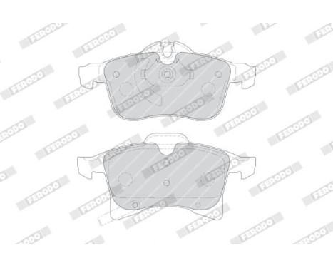 Brake Pad Set, disc brake PREMIER ECO FRICTION FDB1640 Ferodo, Image 3