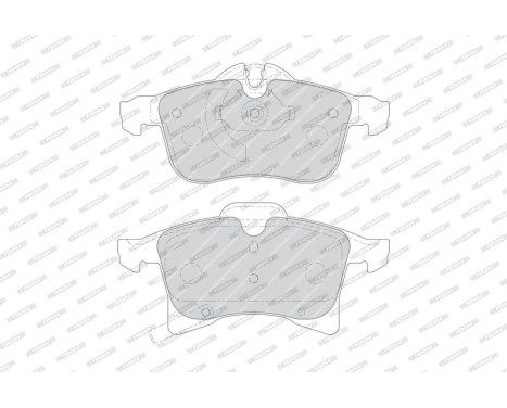 Brake Pad Set, disc brake PREMIER ECO FRICTION FDB1640 Ferodo, Image 3