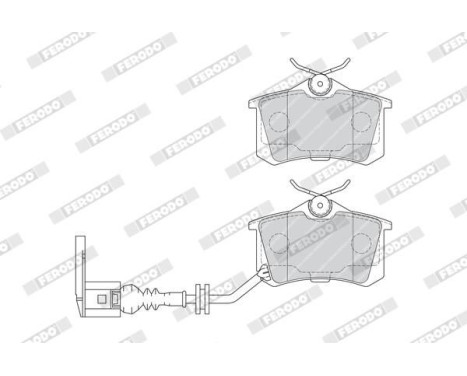 Brake Pad Set, disc brake PREMIER ECO FRICTION FDB1645 Ferodo, Image 3